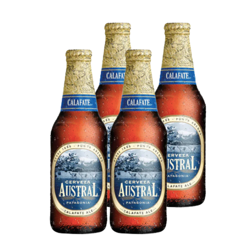 Cerveza Austral Calafate 330cc x 4 unidades