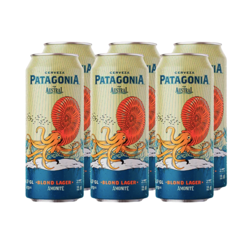 Cerveza Austral Patagonia Blonde Lager 470cc x 6 unidades
