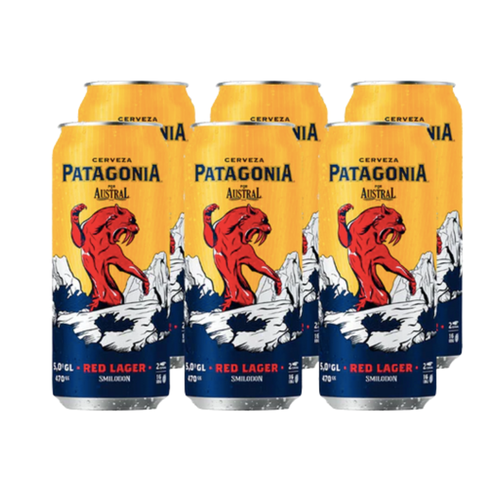 Cerveza Austral Patagonia Red Lager 470cc x 6 unidades