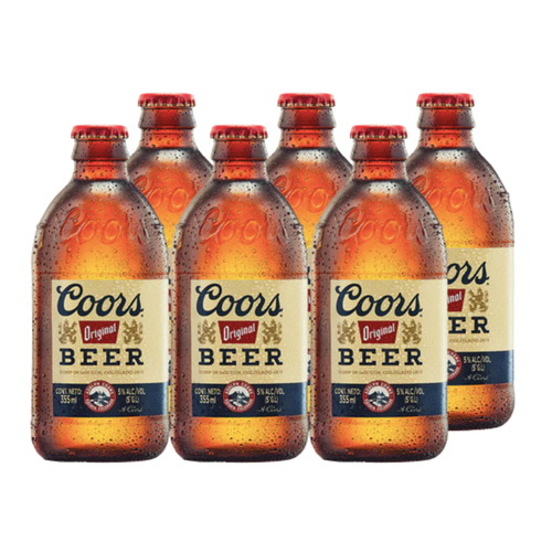 Cerveza Coors 355cc x 6 unidades