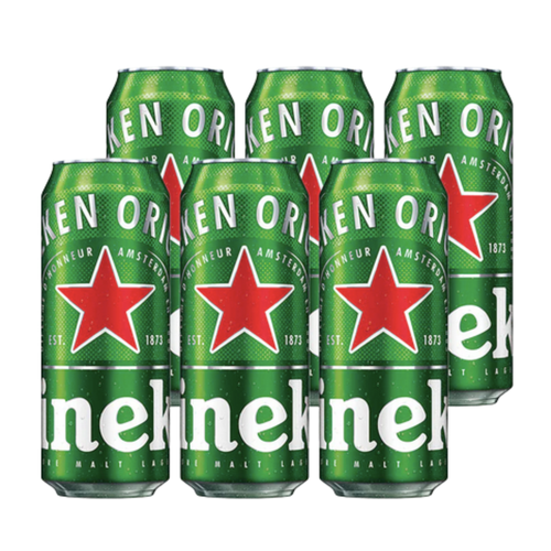 Cerveza Heineken Lager 470cc x 6 unidades