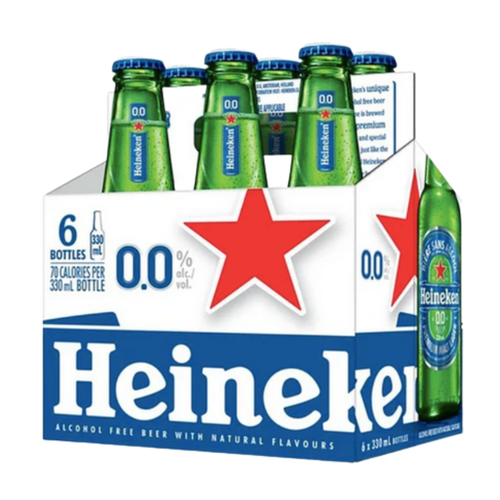 Cerveza Heineken Cero 330cc x 6 unidades