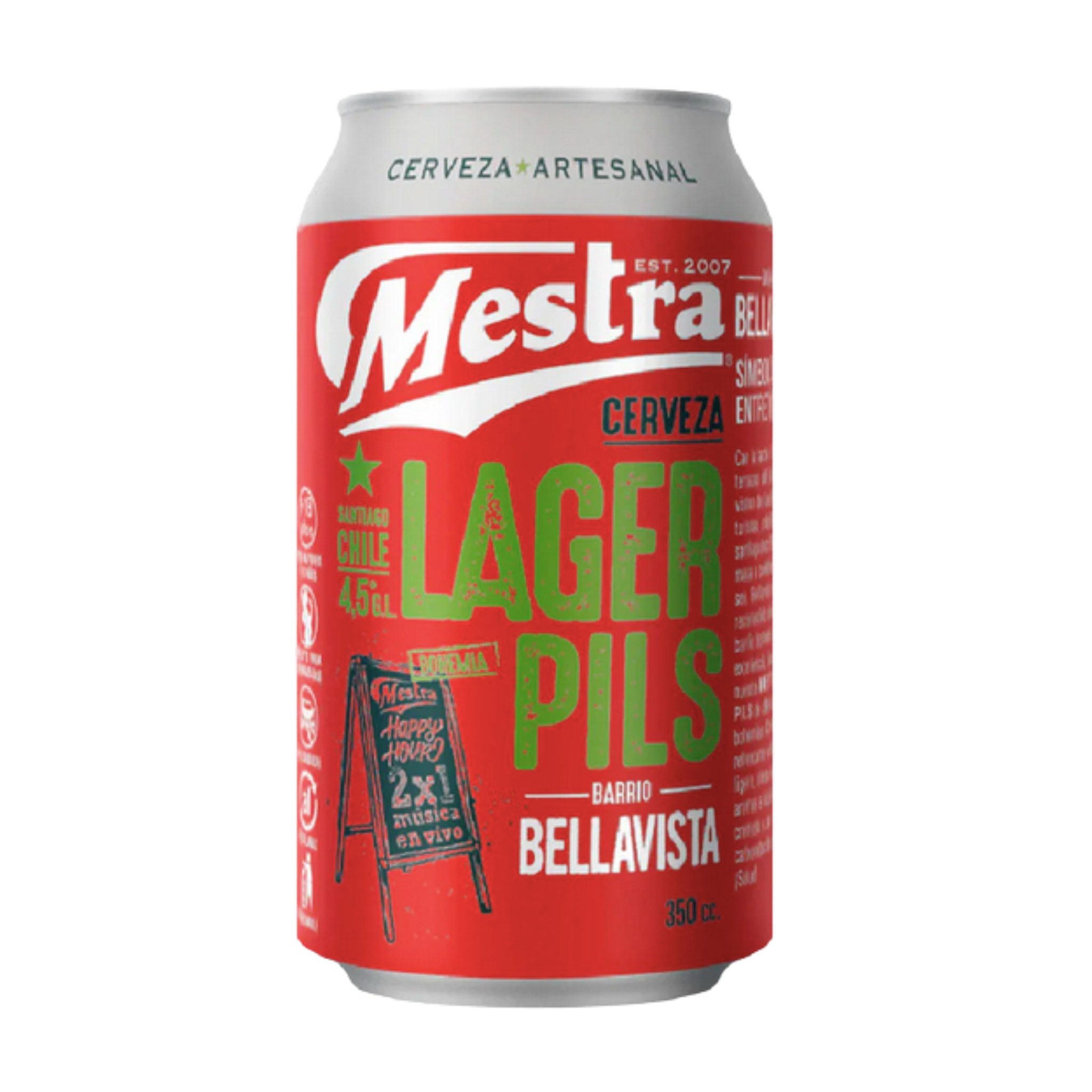Cerveza Mestra Lager Pils 350cc