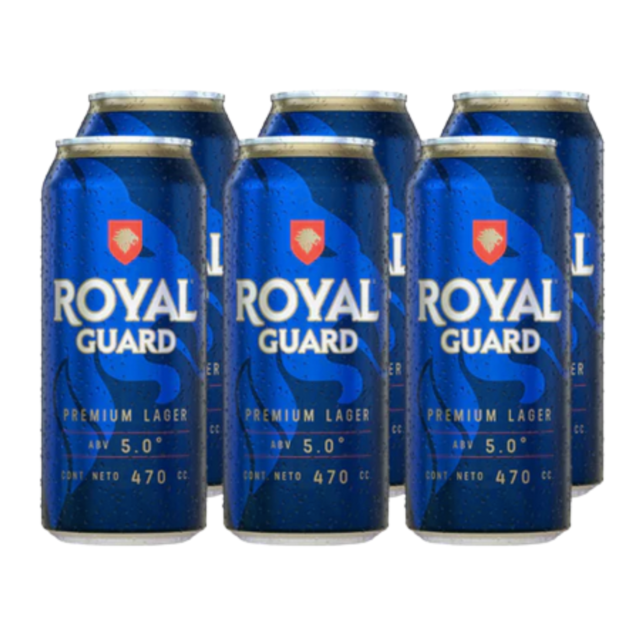 Cerveza Royal Guard Lager 470cc x 6 unidades