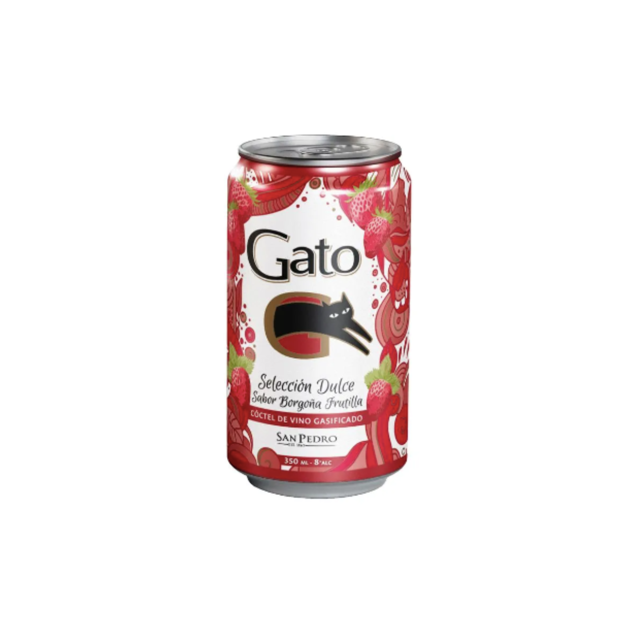 Coctel Gato Selección Dulce Borgoña Lata 350cc