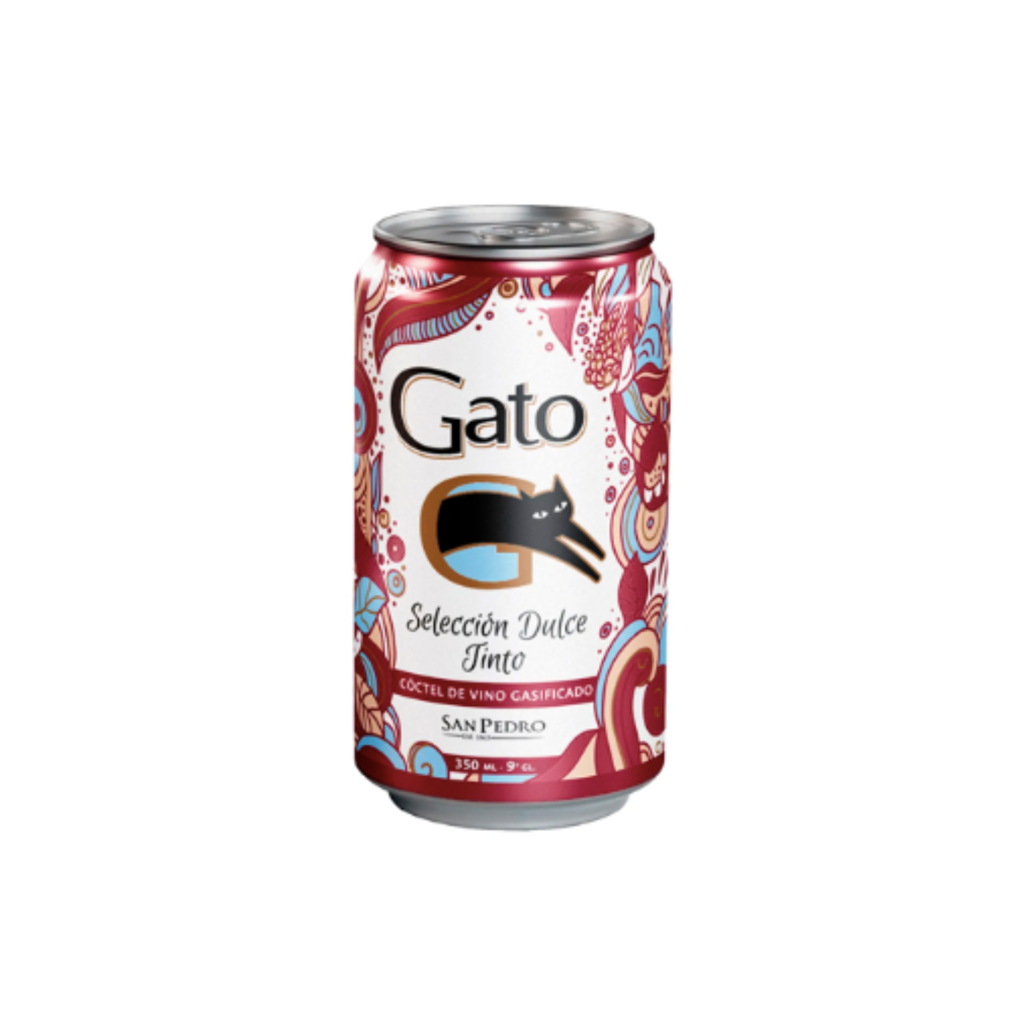 Coctel Gato Selección Dulce Tinto Lata 350cc